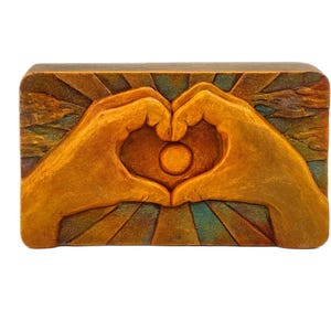 Sun in Heart-siliconenvorm: zeep, kaars, kunsthars