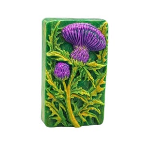 Thistle Silicone Mold: Scotland Celtic Flower Soap Making