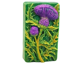 Thistle Silicone Mold: Scotland Celtic Flower Soap Making
