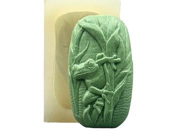 FROG  SILICONE SOAP mold soap bar mould  plaster clay wax resin