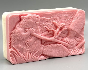 BEAVER SILICONE MOLD for soap making and other crafts
