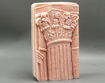 CLASSIC COLUMN SILICONE mold soap plaster clay wax resin  5 oz mould flexible sturdy pillar
