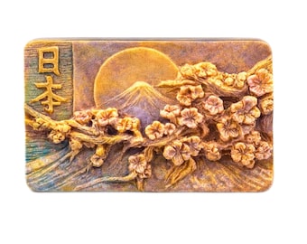 Fuji Mountain Soap Silicone Mold: Japan Oriental Design, 5oz