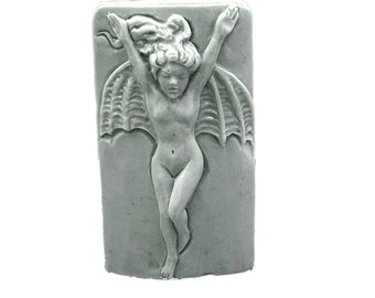 VAMPIRE SILICONE SOAP mold soap  bar mould  resin plaster chocolate wax icing halloween naked nude lady goddess