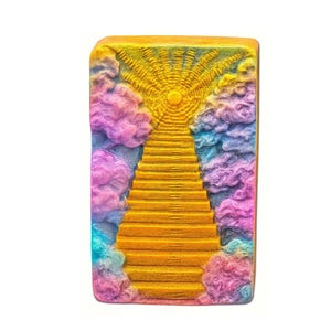 Moule en silicone STAIRWAY TO HEAVEN pour la fabrication de savon et d'autres travaux manuels.