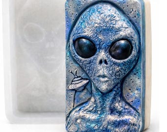 Alien Silicone Mold: FOR SOAP MAKING and other crafts