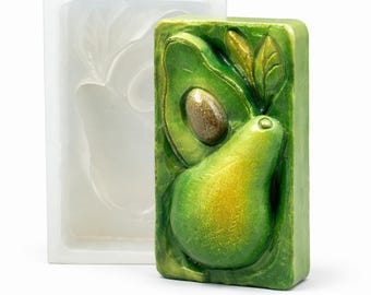 AVOCADO SILICONE MOLD for soap making and other crafts