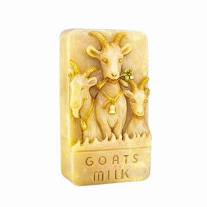 STAMPO PER LATTE DI CAPRA stampo per sapone in silicone 5,5oz resina gesso cioccolato cera glassa verticale