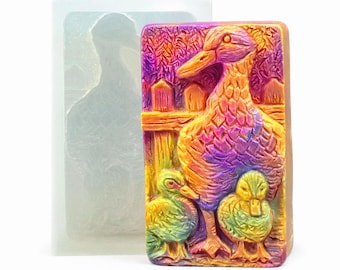 Goose Silicone Mold: Handmade Soap, Resin, Chocolate, Wax