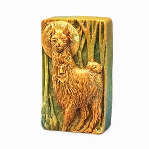 LAMA SILICONE MOLD soap bar mould 5,5oz   resin plaster chocolate wax icing alpaca