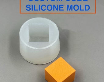 CUSTOM MADE SILICONE Mold, cube personalised Mold made with food grade platinum cured silicone roller