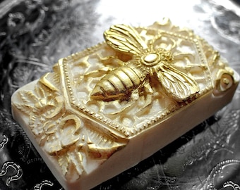 HONEY BEE MOLD silicone soap mould wax plaster resin polymer clay