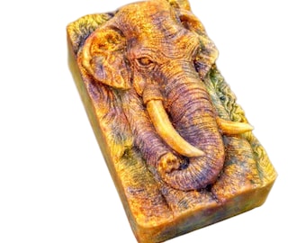Elephant Silicone Mold for Resin, Soap, Candle, Plaster Crafts
