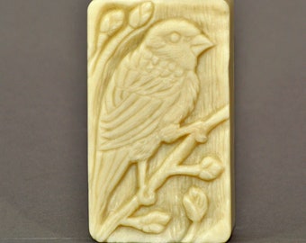 SPARROW SOAP SILICONE mold  bar mould 5,5oz   resin plaster chocolate wax icing bird
