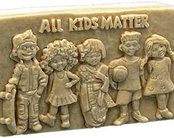 KIDS SILICONE MOLD soap mould  plaster clay wax resin bath bomb sturdy flexible children