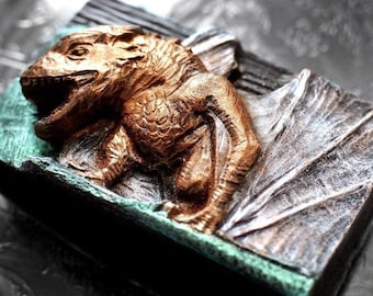 DRAGON SILICONE MOLD soap mould soap bar winter is coming monster plaster clay wax resin 5oz dinosaur
