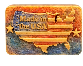 AMERICAN FLAG SILICONE mold for soap making and other crafts
