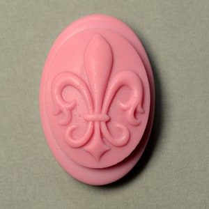 Fleur de lis Soap silicone mold mould resin wa plaster