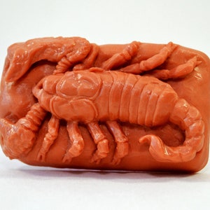 SCORPIO SOAP SILICONE mold bar mould 5,5oz   resin plaster chocolate wax icing candle wax