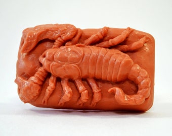 SCORPIO SOAP SILICONE mold bar mould 5,5oz   resin plaster chocolate wax icing candle wax