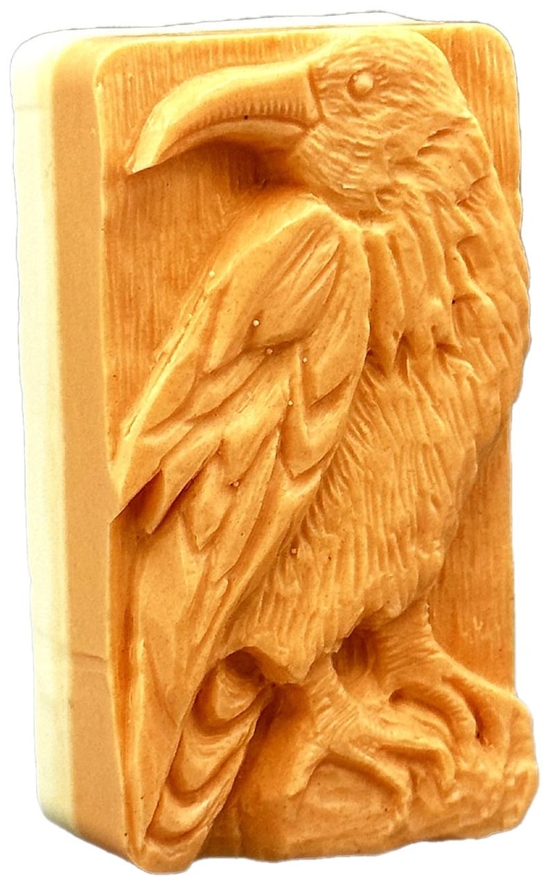 BIRD SOAP SILICONE Mold Bar Mould 5,5oz Resin Plaster Chocolate Wax ...