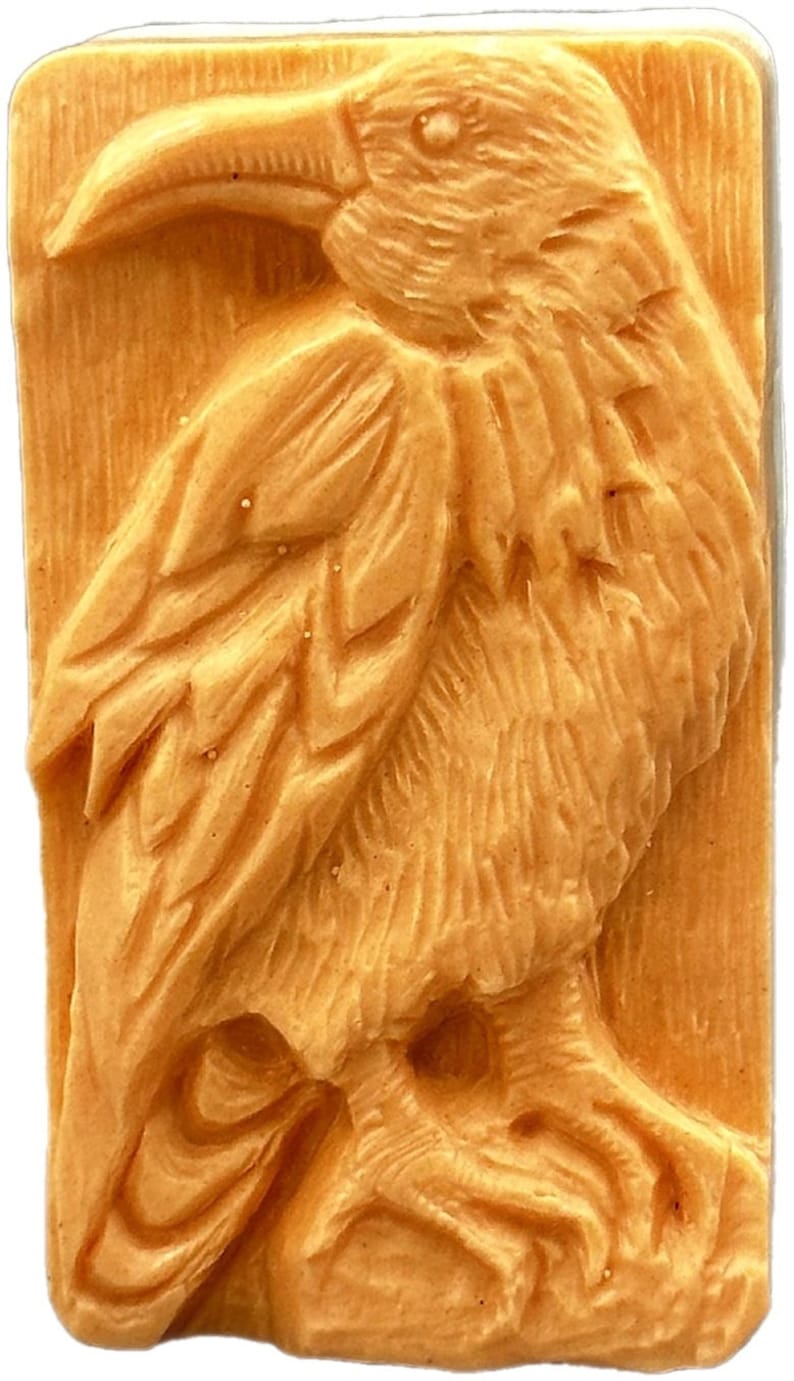 BIRD SOAP SILICONE Mold Bar Mould 5,5oz Resin Plaster Chocolate Wax ...