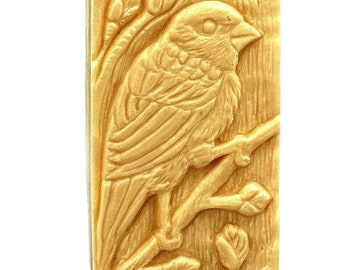 SPARROW SOAP SILICONE mold for soap making, resin casting, gypsum, pottery, candle and other crafts.