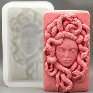 Molde de silicone Medusa: Sabão, Resina, Gesso, Chocolate