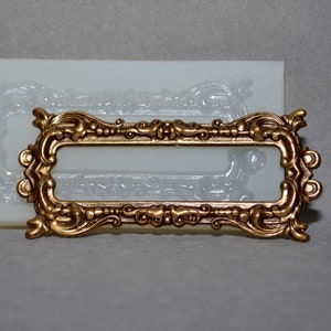 FRAME - SILICONE mould -  sugarcraft resin fimo polymer clay mould soap fimo wax plaster icing chocolate food use food grade mould