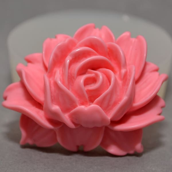 ROSE - Moule silicone, moule fimo, résine, pâte polymère, fondant, savon