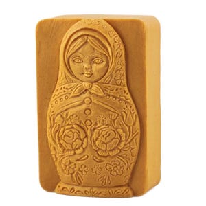 MATRYOSHKA SILICONE MOLD for soap making and other crafts, nesting doll image 16