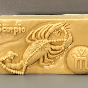 SCORPIO SOAP SILICONE mold bar mould 5,5oz   resin plaster chocolate wax icing zodiac candle