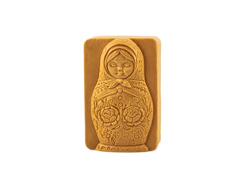 MATRYOSHKA SILICONE MOLD for soap making and other crafts, nesting doll image 4