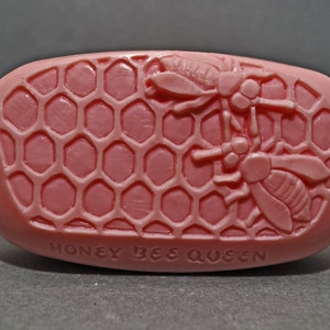 HONEY BEE  MOLD silicone soap queen mould  plaster clay wax resin flexible sturdy