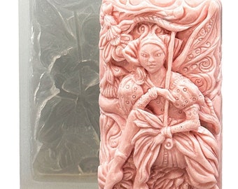 FAIRY SILICONE MOLD for soap making and other crafts unique design