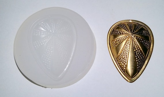 PENDANT SILICONE MOLD Art Deco Sugarcraft Fimo Polymer Clay Resin