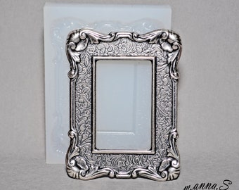 Ornate Frame Silicone Mold: Food Safe Resin Clay Mould