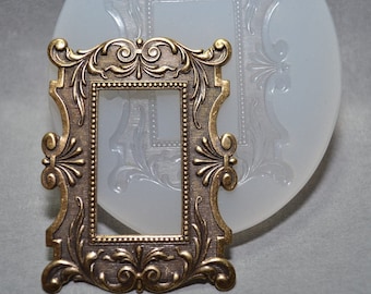 Victorian Frame Silicone Mold: Food Safe Resin Clay Craft