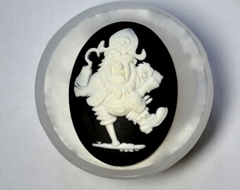 Jolly Roger Pirate Silicone Mold: Cupcake, Clay, Resin (40x30mm)