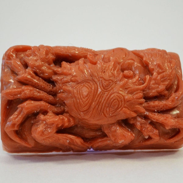 CRAB SOAP SILICONE mold bar mould 5oz   resin plaster chocolate wax icing