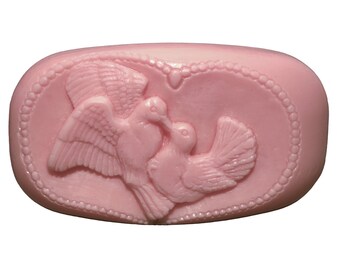 DOVES - WEDDING Silicone mold - soap, soap bar silicone mould  plaster clay wax resin