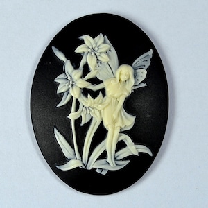 FAIRY SILICONE MOLD cameo  sugarcraft resin fimo polymer clay mould soap fimo wax plaster icing chocolate food grade