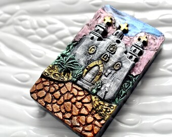 SANCTUARY SILICONE MOLD soap mould  plaster clay wax resin bath bomb sturdy flexible spanish mission church
