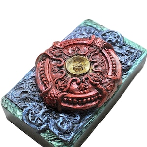 Mandala Silicone Mold: Floral Rosette, Soap, Resin, Clay (5oz)