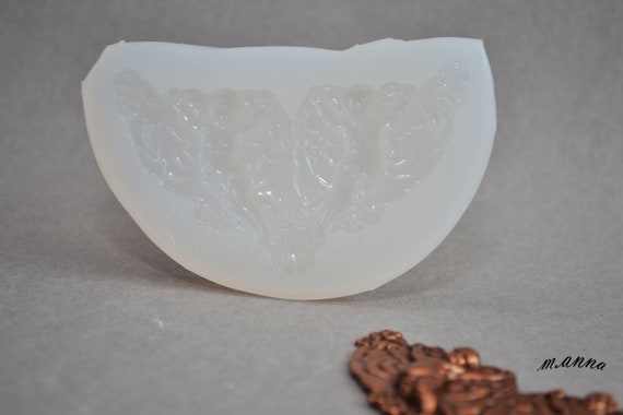 11 Moule en silicone pour cuir chevelu plâtre de ciment en béton forme