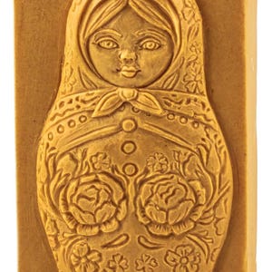 MATRYOSHKA SILICONE MOLD for soap making and other crafts, nesting doll image 3