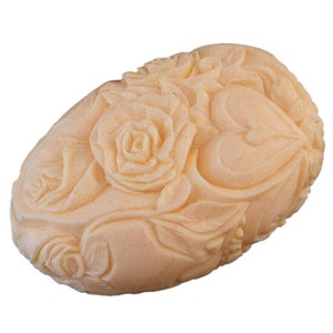 FLORAL SOAP SILICONE mold heart flowers bar mould soap