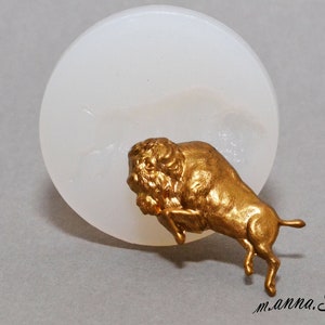 Bison Silicone Mold: Food Grade Resin Clay Crafting