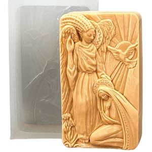 ANNUNCIATION SILICONE MOLD for soap making and other crafts