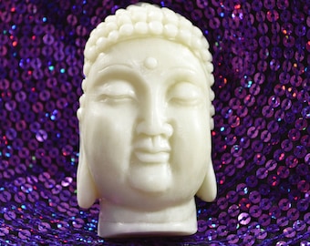 BUDDHA SILICONE MOLD soap mould  bar   plaster clay wax resin 5oz